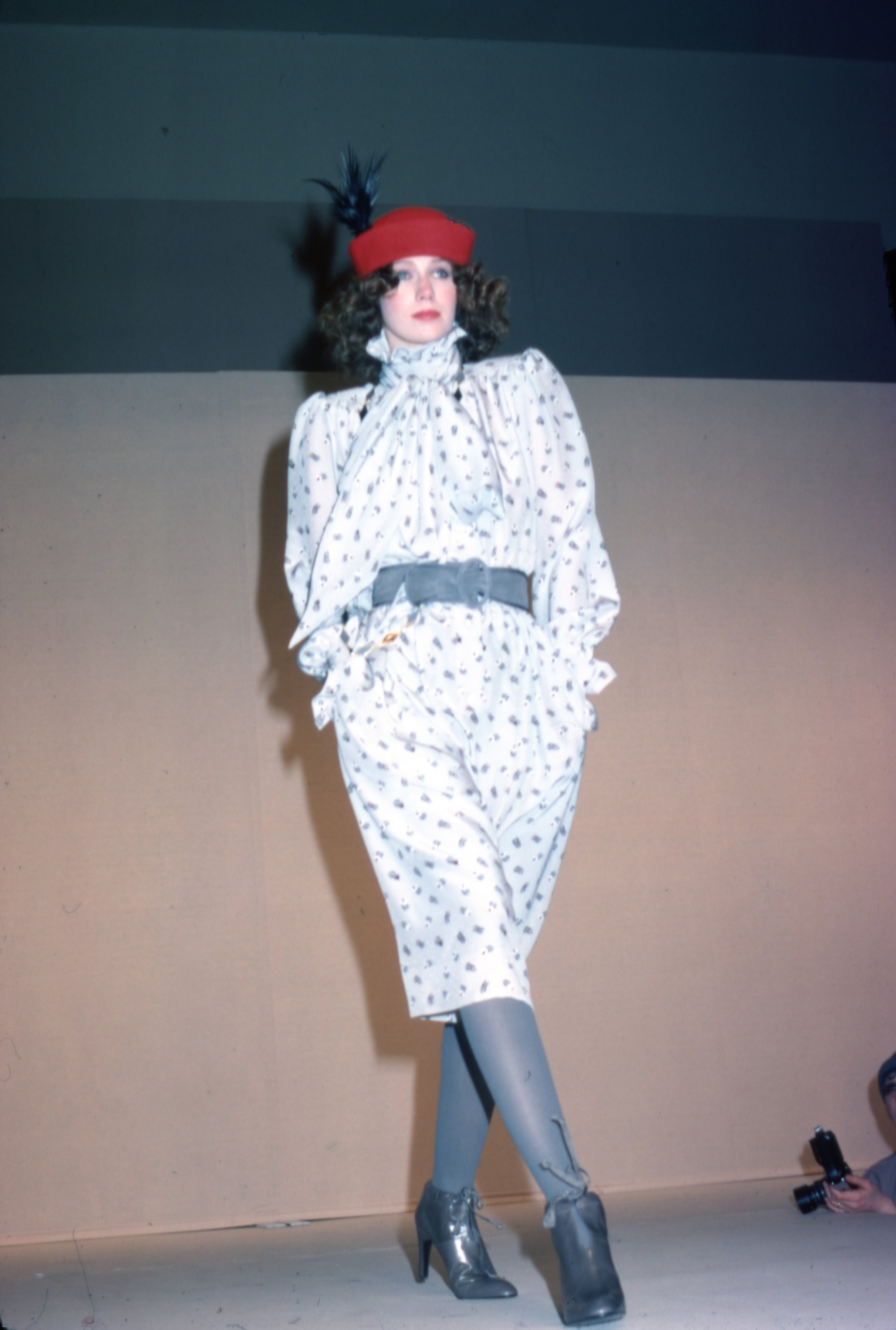 Scanned 1970's fashion slides of Paris Runway shows